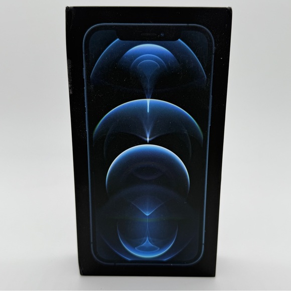Apple iPhone 12 Pro Pacific Blue 256GB Box Only - Picture 1 of 4